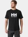 tricou cu maneci scurte pt. barbati Helly Hansen Hh Logo T-Shirt 3.0 negru 1