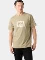 tricou cu maneci scurte pt. barbati Helly Hansen Hh Box T 2.0 nisip 1