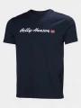 tricou cu maneci scurte pt. barbati Helly Hansen Core Graphic T 2.0 albastru inchis 1