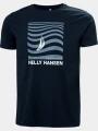 tricou cu maneci scurte pt. barbati Helly Hansen Shoreline T-Shirt 3.0 albastru inchis 1