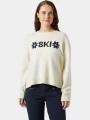 pulover pt. femei Helly Hansen W Bliss Ski Knit Sweater alb 1