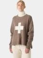 pulover tricotat pt. femei Helly Hansen W Bliss Ski Knit Sweater maro 1