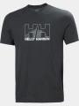 tricou cu maneci scurte pt. barbati Helly Hansen Nord Graphic T-Shirt negru 1
