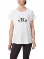tricou cu maneci scurte pt. femei Helly Hansen W Nord Graphic Drop T-Shirt alb 1