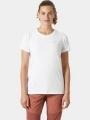 tricou cu maneci scurte pt. femei Helly Hansen W Skog Graphic Tee alb 1