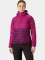 geaca de drumetie matlasata pt. femei Helly Hansen W Banff Hooded Insulator magenta 1