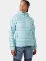 geaca de drumetie pt. femei Helly Hansen W Banff Hooded Insulator albastru deschis 1