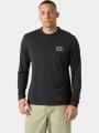 tricou cu maneci lungi pt. barbati Helly Hansen Skog Graphic Ls Tee negru 1