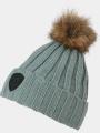 caciula cu mot pt. femei Helly Hansen W Limelight Beanie verde 1