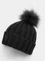 caciula cu mot pt. femei Helly Hansen W Limelight Beanie negru 1