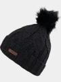 caciula cu mot pt. femei Fundango Renna Beanie negru 1