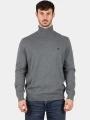 pulover tricotat pt. barbati Timberland Turtle Neck Cotton Sweater gri 1