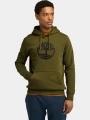 pulover cu gluga pt. barbati Timberland Tree Logo Hoodie oliv 1