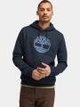 pulover cu gluga pt. barbati Timberland Tree Logo Hoodie albastru inchis 1