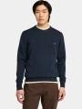 pulover pt. barbati Timberland Cotton Yd Sweater albastru inchis 1