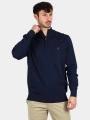 pulover pt. barbati Timberland Cotton Yd 1/4 Zip Sweater albastru inchis 1