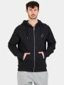 pulover cu gluga pt. barbati Timberland Brushed Back Full Zip Hoodie negru 1