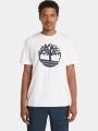 tricou cu maneci scurte pt. barbati Timberland Tree Logo Short Sleeve Tee alb 1