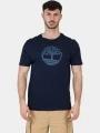 tricou cu maneci scurte pt. barbati Timberland Tree Logo Short Sleeve Tee albastru inchis 1
