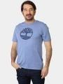 tricou cu maneci scurte pt. barbati Timberland Tree Logo Short Sleeve Tee albastru deschis 1