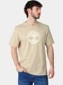 tricou cu maneci scurte pt. barbati Timberland Tree Logo Short Sleeve Tee nisip 1