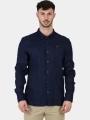 camasa cu maneci lungi pt. barbati Timberland Linen Shirt albastru inchis 1
