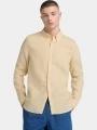 camasa cu maneci lungi pt. barbati Timberland Linen Shirt nisip 1