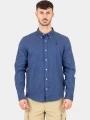 camasa cu maneci lungi pt. barbati Timberland TFO Cotton/Linen Long Sleeve Shirt albastru inchis 1