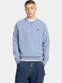 pulover pt. barbati Timberland Loopback Crew Neck Sweatshirt albastru deschis 1
