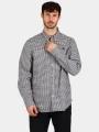 camasa cu maneci lungi pt. barbati Timberland Stretch Poplin Gingham Shirt maro 1