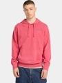 pulover cu gluga pt. barbati Timberland Garment Dye Hoodie rosu 1