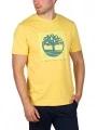 tricou cu maneci scurte pt. barbati Timberland Short Sleeve Front Graphic Tee galben 1