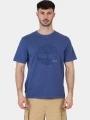 tricou cu maneci scurte pt. barbati Timberland Garment Dye Logo Graphic Tee albastru inchis 1