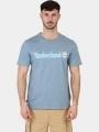 tricou cu maneci scurte pt. barbati Timberland Linear Logo Short Sleeve Tee albastru 1