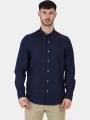camasa cu maneci lungi pt. barbati Timberland Long Sleeve Stretch Poplin Shirt albastru inchis 1