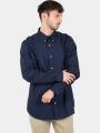 camasa cu maneci lungi pt. barbati Timberland Long Sleeve Stretch Poplin Shirt albastru inchis 1