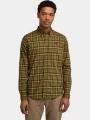 camasa cu maneci lungi pt. barbati Timberland Stretch Poplin Check Shirt oliv 1