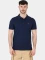 tricou cu guler pt. barbati Timberland Pique Short Sleeve Polo albastru inchis 1