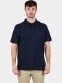 tricou cu guler pt. barbati Timberland Pique Short Sleeve Polo albastru inchis 1