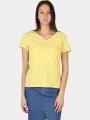 tricou cu maneci scurte pt. femei TBS Adinatee galben 1