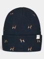 caciula tricotata pt. barbati Barts Vinson Beanie albastru inchis 1