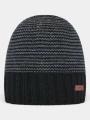 caciula tricotata pt. barbati Barts Davido Beanie negru 1