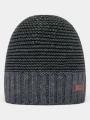 caciula tricotata pt. barbati Barts Davido Beanie gri 1