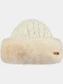 sapca pt. femei Barts Fur Cable Bandhat alb 1