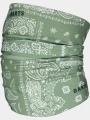 esarfa tubulara pt. barbati Barts Multicol Paisley Mix verde 1