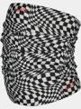 esarfa tubulara Barts Multicol Psycho Checks negru 1