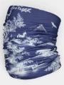 esarfa tubulara Barts Multicol Toile albastru inchis 1