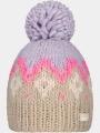 caciula cu mot pt. femei Barts Curley Beanie nisip 1