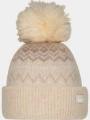 caciula cu mot pt. femei Barts Woodstar Beanie nisip 1