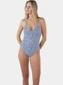 costum de baie pt. femei Barts Yankun Plunge One Piece albastru 1